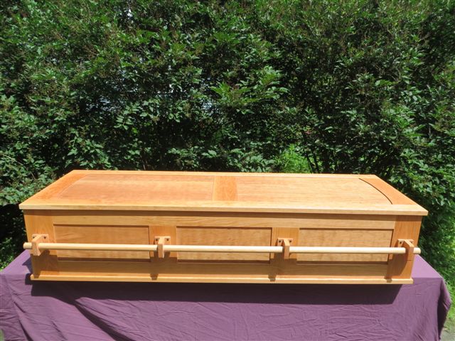 Cherry Frame and Panel Coffin
