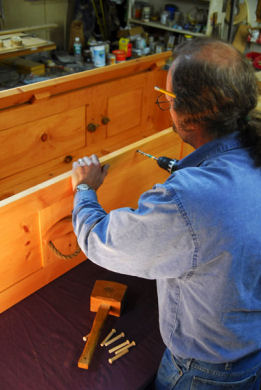 Richard in his shop